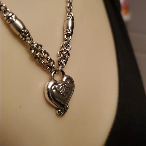 Brighton Victorian Heart Necklace - Picture 2 of 5